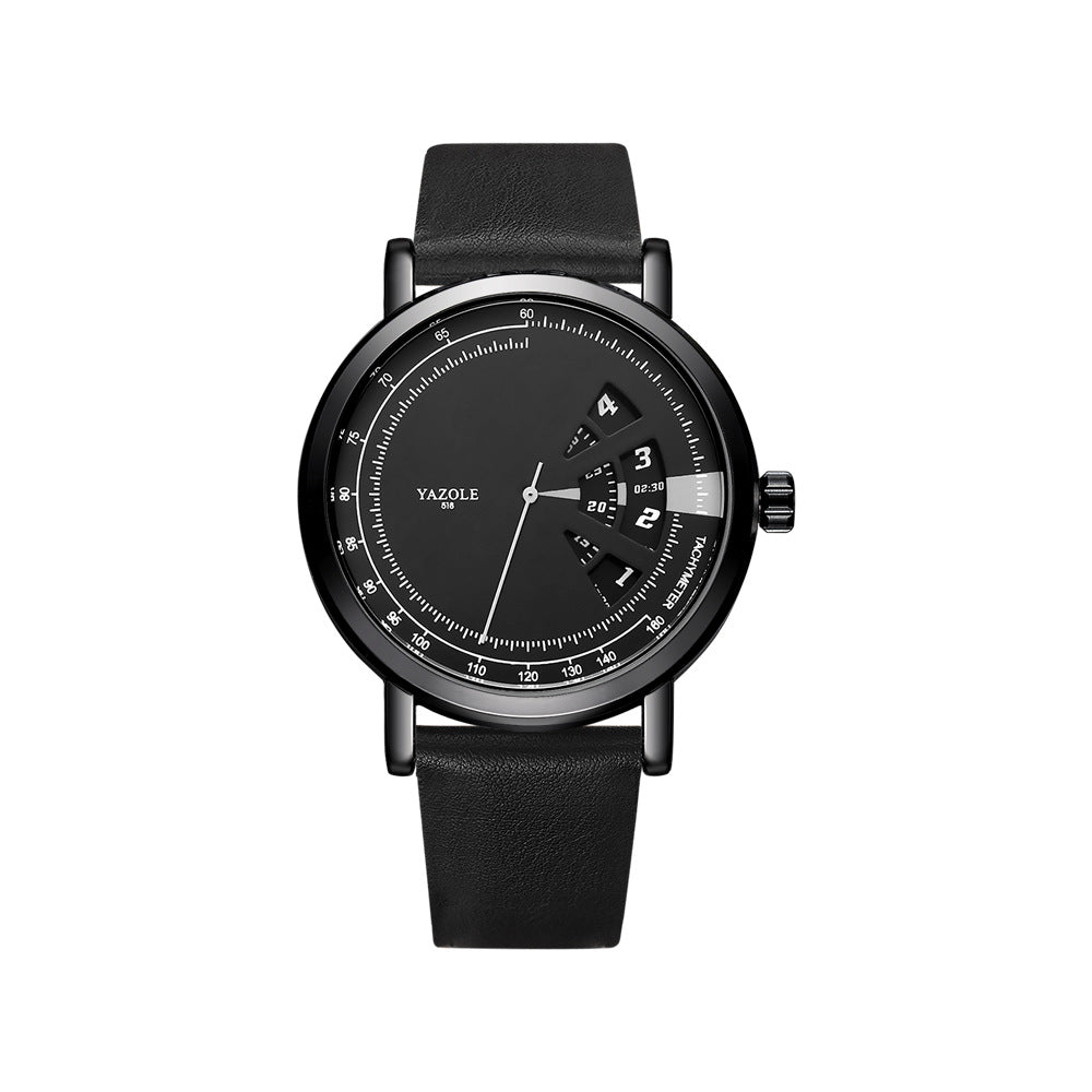 Watch Men's Turntable Waterproof Men's Watch Quartz Watch Men's Watch