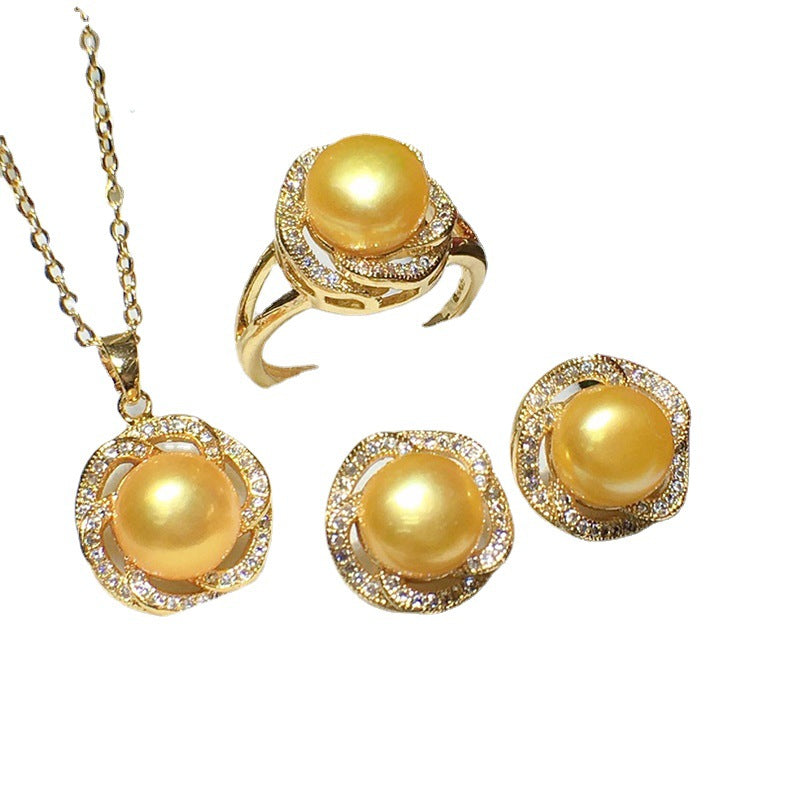 Freshwater Pearl Necklace Set For Women